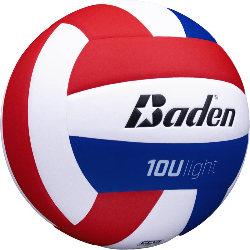 Baden | 10U Light | Official Size, 2 oz Lighter Entry Level Youth Indoor Volleyball | PU Composite, Extra Foam Backing, Reduce Sting - Image 3